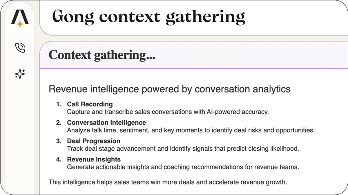 Deal-Specific Intelligence