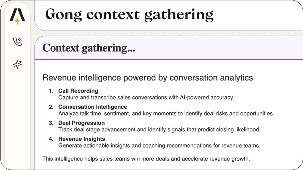 Deal-Specific Intelligence