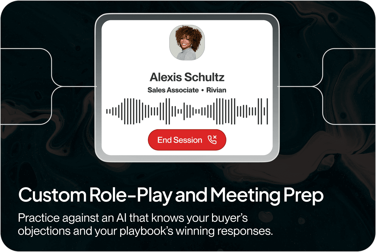 Practice against AI with buyer objections