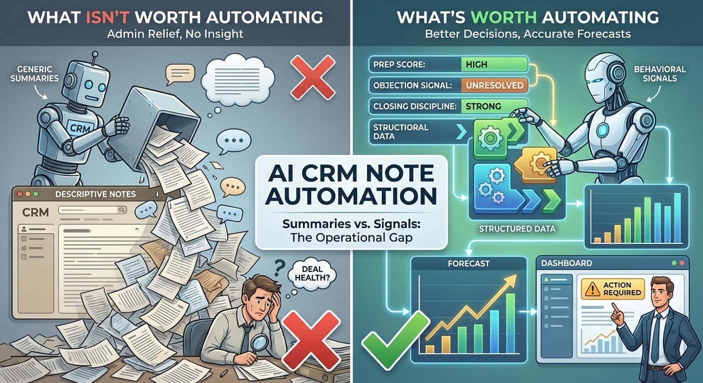 AI CRM Note Automation: What's Worth Automating | AmpUp