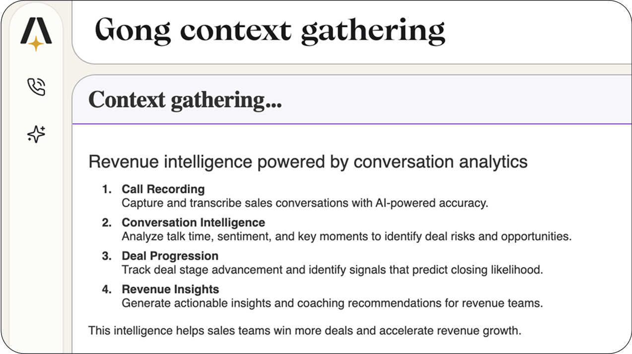 Deal-Specific Intelligence